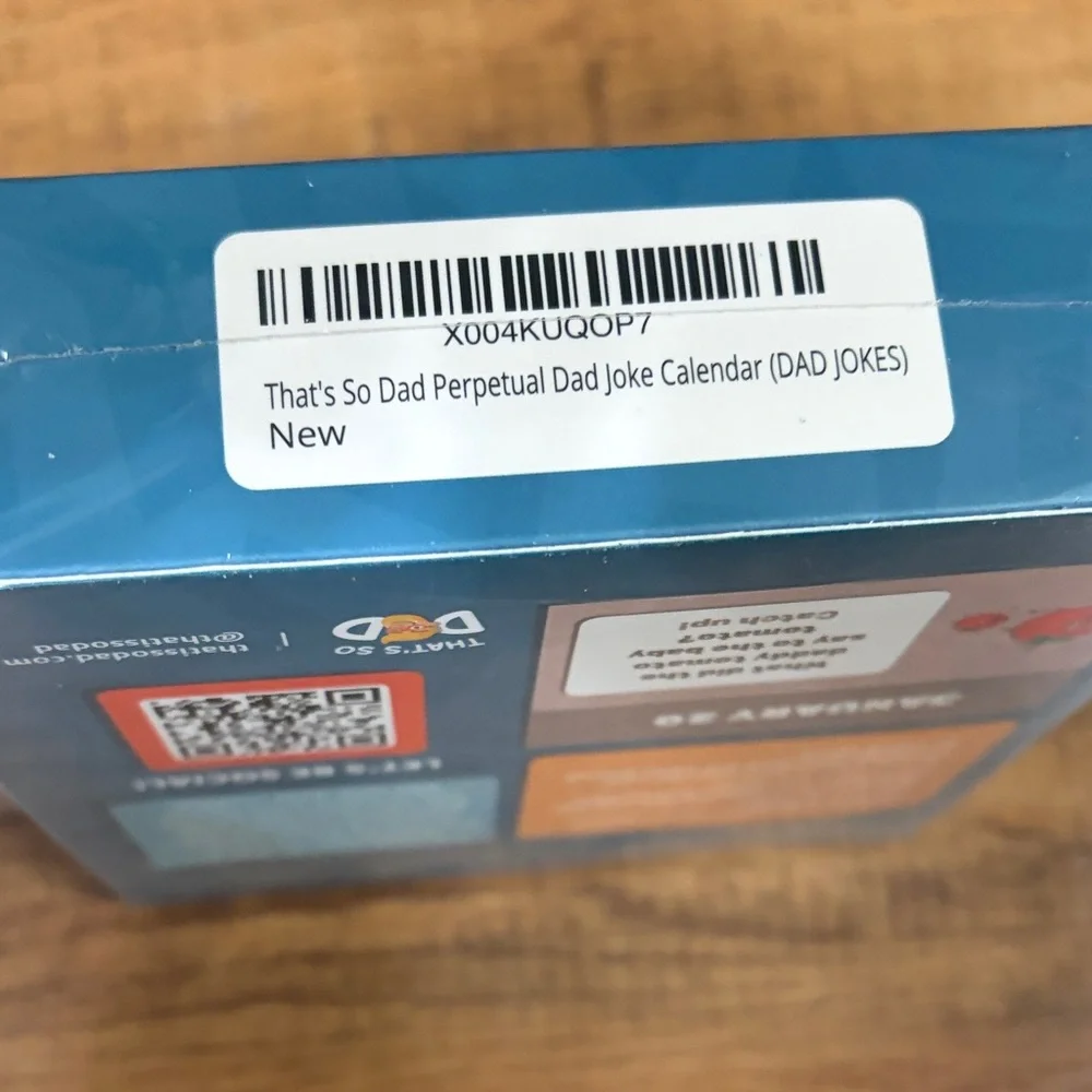 Perpetual Dad Joke Calendar. Year after year fun!  New/sealed
